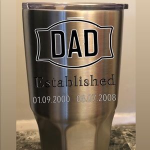 Dad Stainless Steel 29 fl oz tumbler